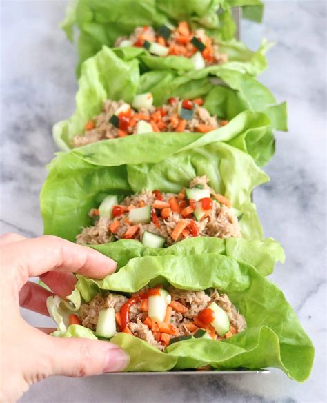 How to Make Thai Spicy Tuna Lettuce Wraps: A Spicy and Healthy Delight